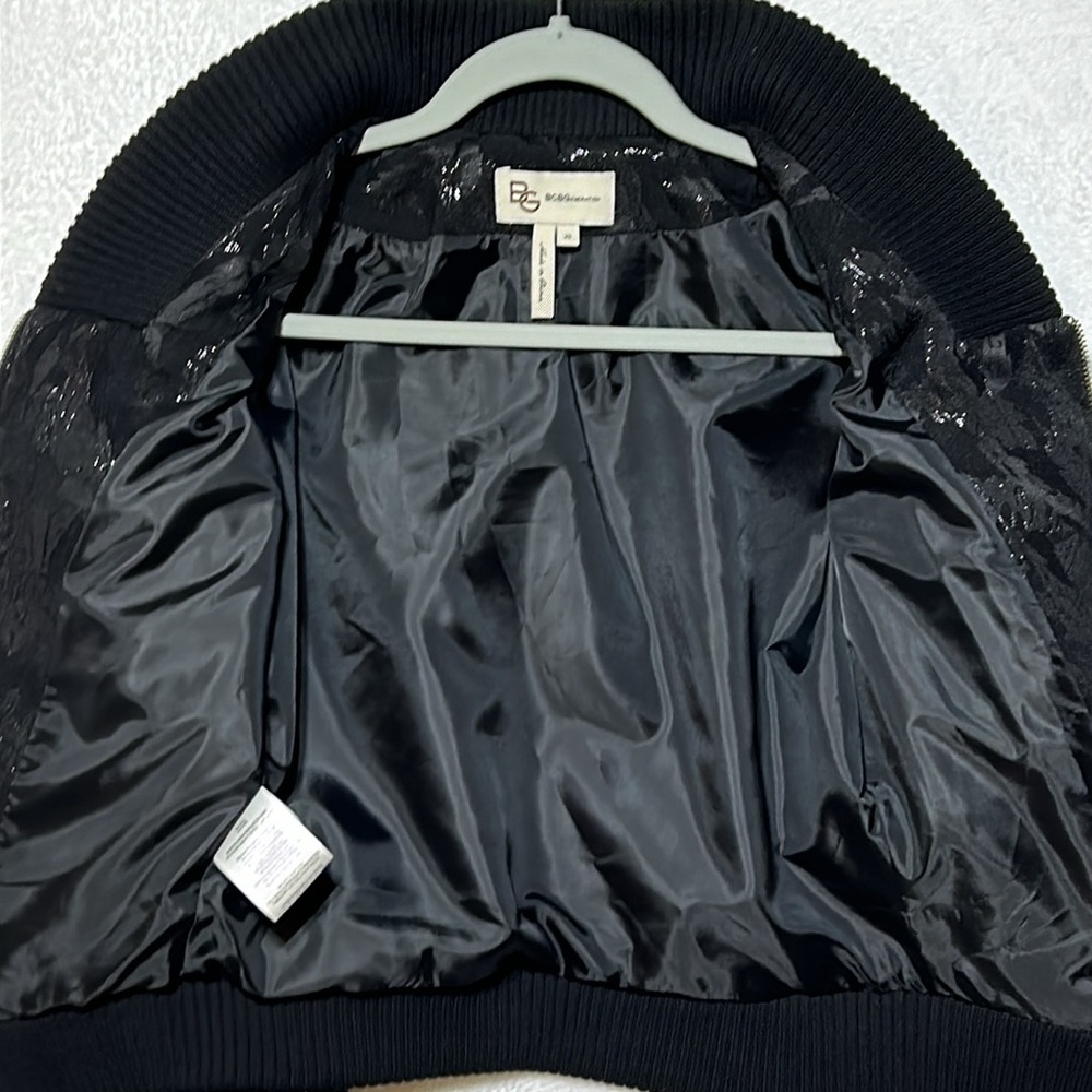 Bcbgeneration Black Jacket With Metallic Accents … - image 3